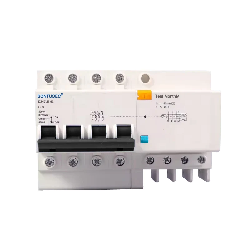 د 4P RCBO AC ډول