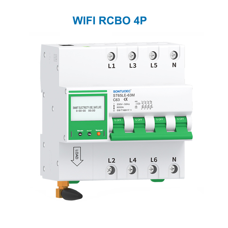 IOT هوښیار سرکټر WIFI MCB رکبو